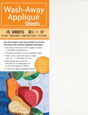 Wash-Away Applique Sheets 15ct