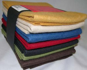 Wool Felt 100% Virgin Wool Homespun Collection Fat Quarters
